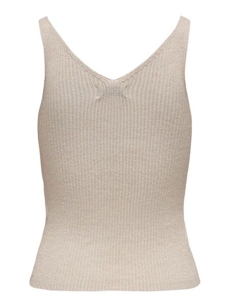 JDY V-neck top - white (177922005)