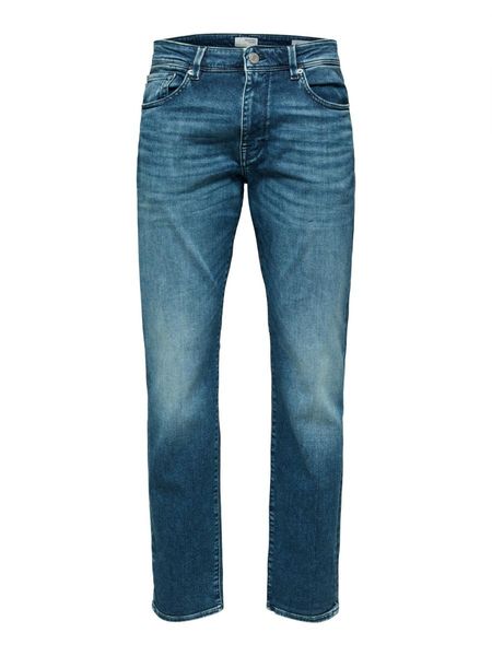 Selected Homme Jeans Straight Scott  - bleu (182291)