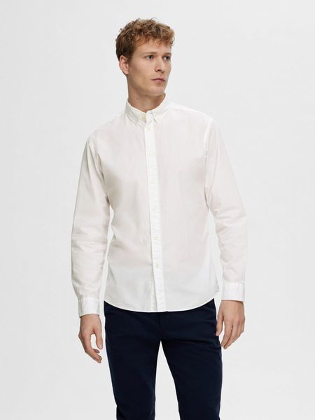 Selected Homme Slim Fit : chemise - blanc (178615)