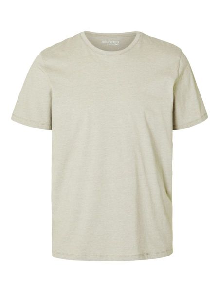 Selected Homme Flammgarn Baumwoll T-Shirt - grün (190926004)