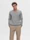 Selected Homme Long sleeve knitted sweater - gray (178991)