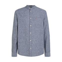 Tommy Hilfiger Linen blend shirt - gray/blue (C1G)