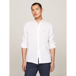Tommy Hilfiger Regular fit: linen shirt - white (YCF)