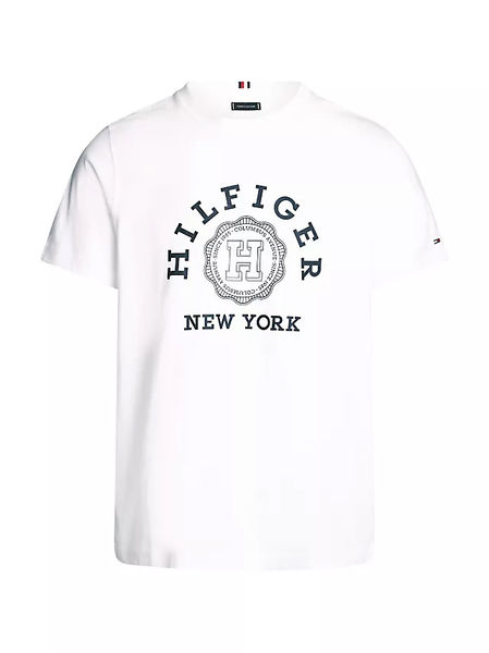 Tommy Hilfiger T-shirt à col rond  - blanc (YBR)