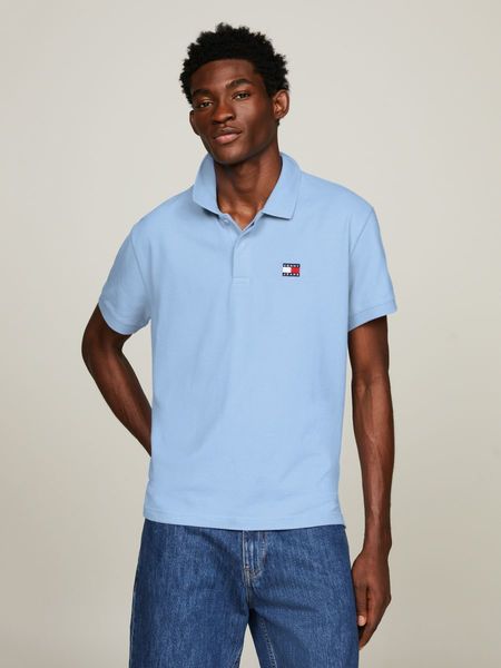 Tommy Jeans Regular fit: polo shirt - blue (C3S)