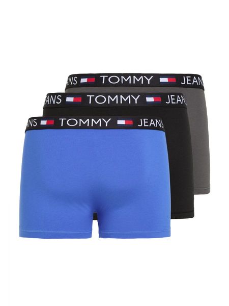 Tommy Hilfiger Lot de 3 boxers à logo - noir/gris/bleu (0VE)