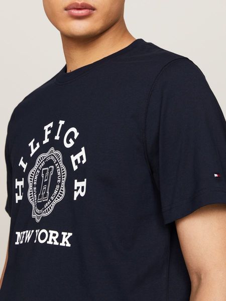 Tommy Hilfiger T-Shirt mit Rundhalsausschnitt  - blau (DW5)