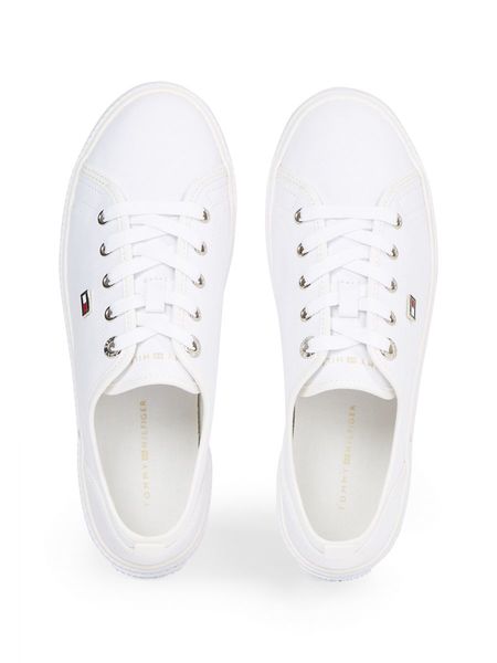 Tommy Hilfiger Canvas-Sneaker - white (YBS)