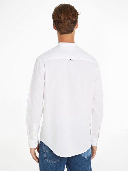 Tommy Hilfiger Hemd mit Leinen - weiß (YBR)