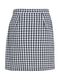 Tommy Hilfiger Straight Fit: Mini check skirt - blue (0G6)