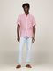 Tommy Hilfiger Regular Fit : Kurzarmhemd aus Leinen - pink (TJS)