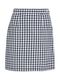 Tommy Hilfiger Straight Fit: Mini check skirt - blue (0G6)