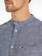Tommy Hilfiger Linen blend shirt - gray/blue (C1G)
