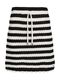 Tommy Hilfiger Striped crochet skirt - white/black (BDS)