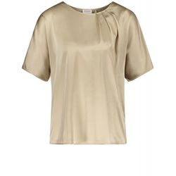 Gerry Weber Collection Flowing blouse top - beige/white (90138)