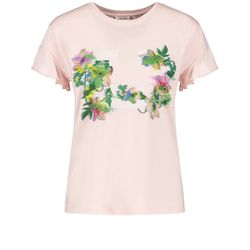 Gerry Weber Collection Cotton top with front print - pink (30289)