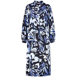 Gerry Weber Collection Robe blouse à motifs avec ceinture  - bleu (08088)