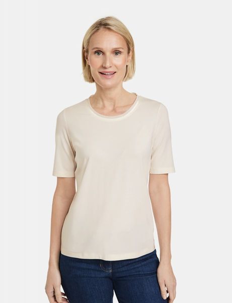 Gerry Weber Collection T-Shirt - beige/white (90118)