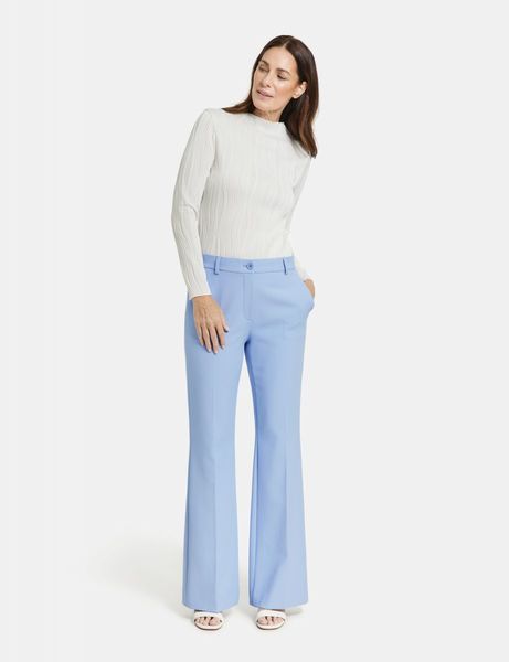 Gerry Weber Collection Slightly flared stretch trousers - blue (80933)