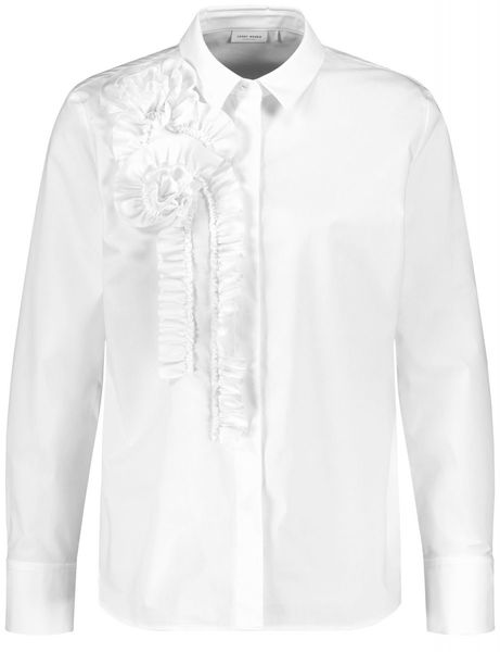 Gerry Weber Collection Bluse mit 3D Blumen - beige/weiß (99600)