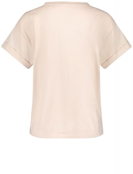 Gerry Weber Collection T-shirt with printed lettering  - beige/white (90138)