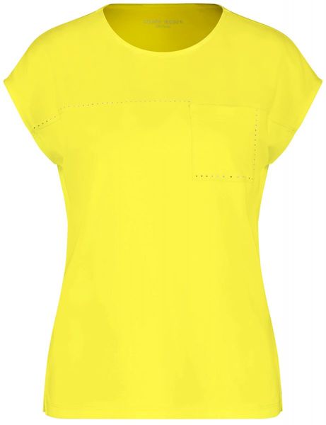 Gerry Weber Edition T-shirt avec poche poitrine - jaune (40218)