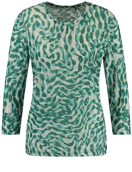 Gerry Weber Edition T-shirt with 3/4 sleeves - green (05058)