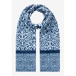 More & More Scarf with ornamental print  - blue (2375)
