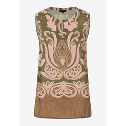 More & More Blouse top with ornament print  - pink/brown (4671)