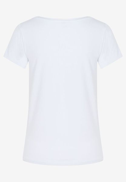 More & More T-Shirt mit Herz-Print - weiß (0010)