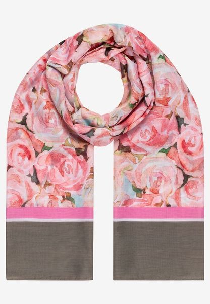 More & More Floraler Printschal - pink (4835)