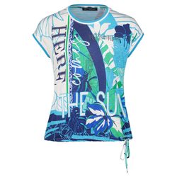 Betty Barclay Printed top - blue (8811)