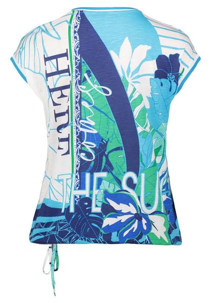 Betty Barclay Printed top - blue (8811)