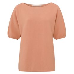 Yaya Sweater with short sleeves - orange (51322)