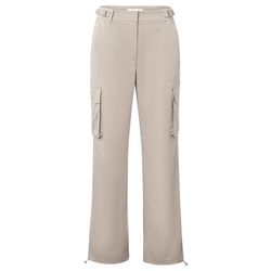 Yaya Wide leg cargo trousers   - beige (56307)