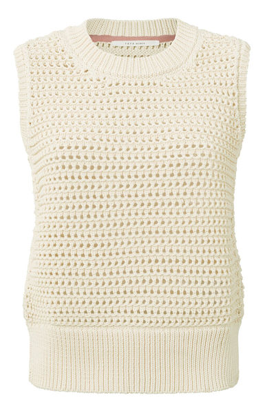 Yaya Tape yarn sweater - beige (20908)