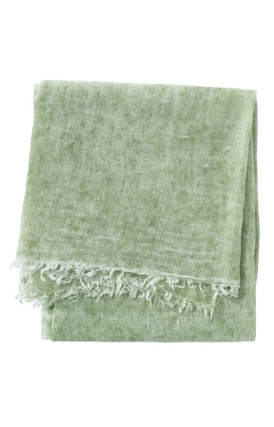 Yaya Melange scarf - green (60421)