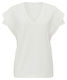 Yaya Top with double short sleeves - white (99293)