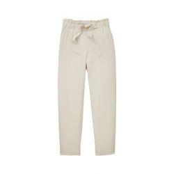 Tom Tailor Denim Paper bag trousers with TENCEL(TM) Lyocell - brown (10479)
