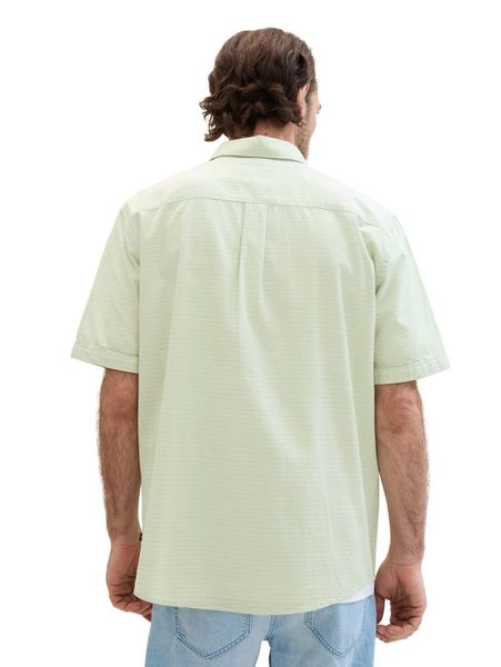 Tom Tailor Comfort structured shirt - green (35418)