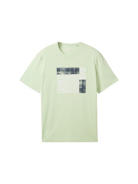 Tom Tailor Bedrucktes T-Shirt - grün (35169)