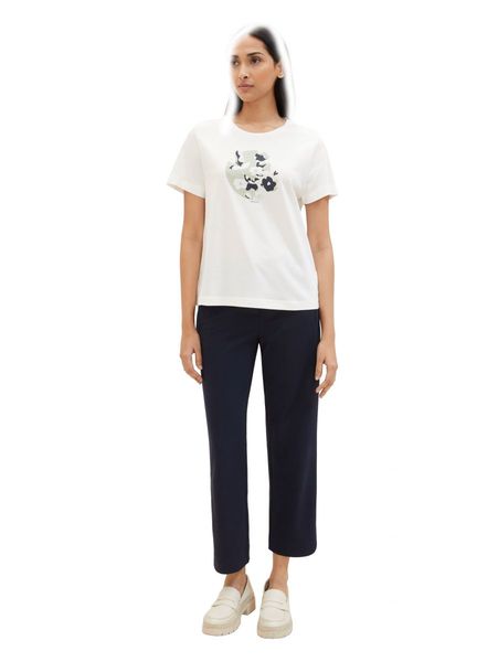 Tom Tailor T-shirt with print - white (10357)