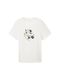 Tom Tailor T-Shirt mit Print - weiß (10357)