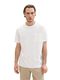Tom Tailor T-Shirt mit Brusttasche - weiß (35619)