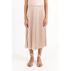 Molly Bracken Iridescent pleated skirt - beige (BEIGE)