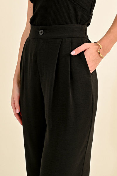Molly Bracken Pleated pants - black (BLACK)
