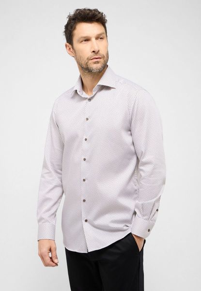 Eterna Modern Fit : chemise - beige (28)