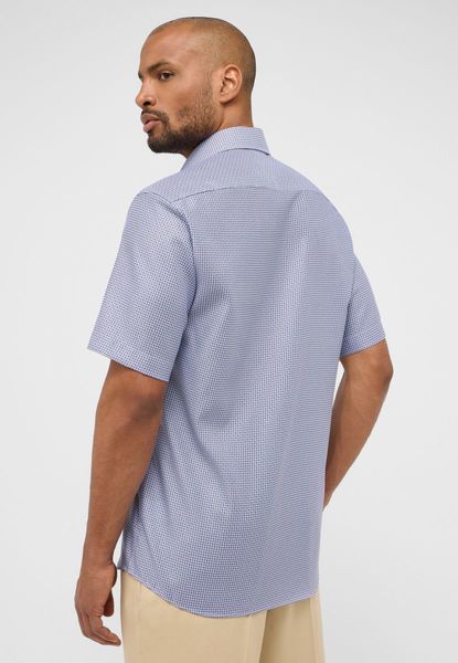 Eterna Shirt twill short sleeve - blue (15)