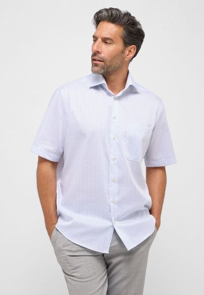 Eterna Shirt Comfort Fit - blue/beige (24)