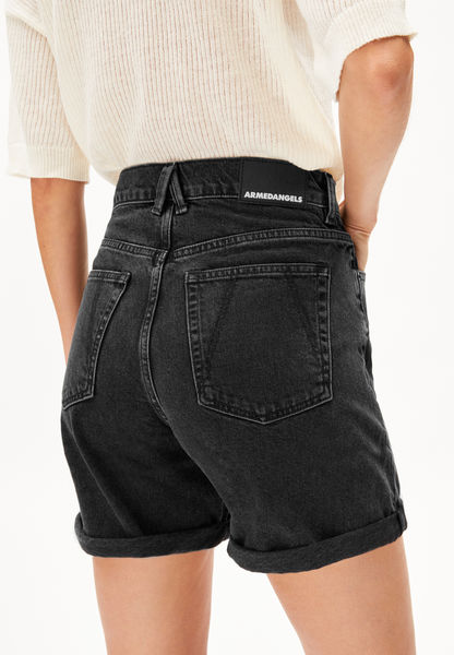 Armedangels Shorts aus recycelter Baumwolle – Sheaari - schwarz (2273)